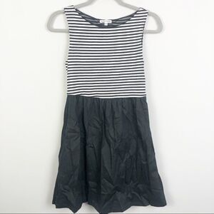 VELVET TORCH | Black White Stripe Mini Dress M
